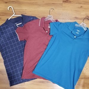 Set of Three Men's polo shirts